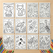 100,000+ Printable Coloring Pages Bundle | 500+ Coloring Books & Creative Guides