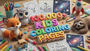 100,000+ Printable Coloring pages | Commercial Licence 500 plus Books | PDF,PNG,SVG Download Kids Adults Gift